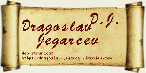 Dragoslav Jegarčev vizit kartica